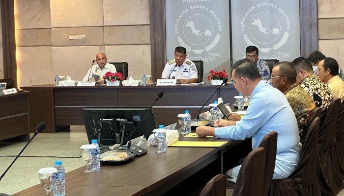 Rakor Bahas IUP dan Tata Ruang, Gubernur Babel Minta Inventarisasi Tambang Bermasalah