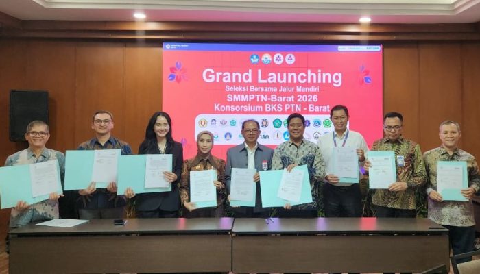Rektor UBB Buka SMMPTN-Barat 2026, Perebutan 20 Ribu Kursi PTN Wilayah Barat Resmi Dimulai