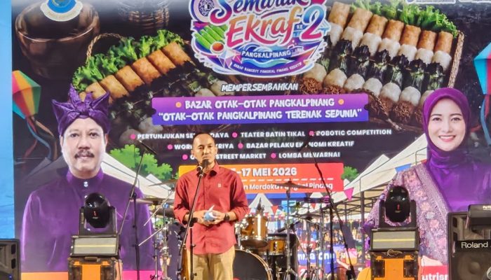 Festival Semarak Ekraf II Pangkalpinang Resmi Ditutup, Jadi Panggung Talenta Muda dan Kreativitas Daerah