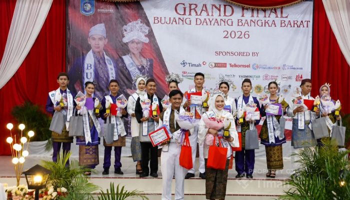 PT TIMAH Dukung Grand Final Bujang Dayang Bangka Barat 2026, Fasilitasi Gedung Majapahit untuk Pengembangan Generasi Muda