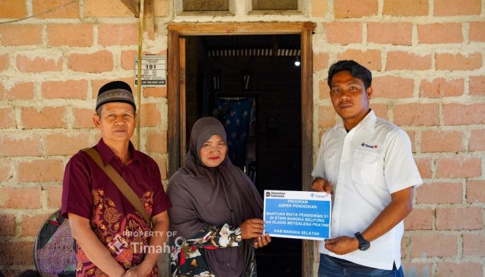 PT TIMAH Bantu Biaya Kuliah Mahasiswi di Bangka Selatan, Harapan Keluarga Kurang Mampu Kembali Tumbuh