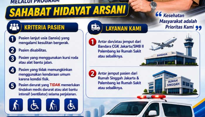 Pemprov Babel Sediakan Ambulans Gratis 24 Jam untuk Pasien Rujukan di Jakarta dan Palembang
