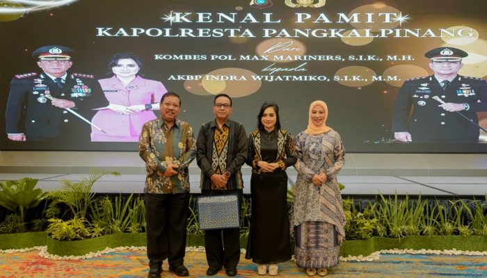 Wali Kota Pangkalpinang Apresiasi Dedikasi Kombes Pol Max Mariner Jaga Kondusivitas Kota
