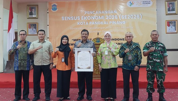 Wali Kota Pangkalpinang Ajak Warga Sukseskan Sensus Ekonomi 2026, Data Akurat Jadi Dasar Pembangunan
