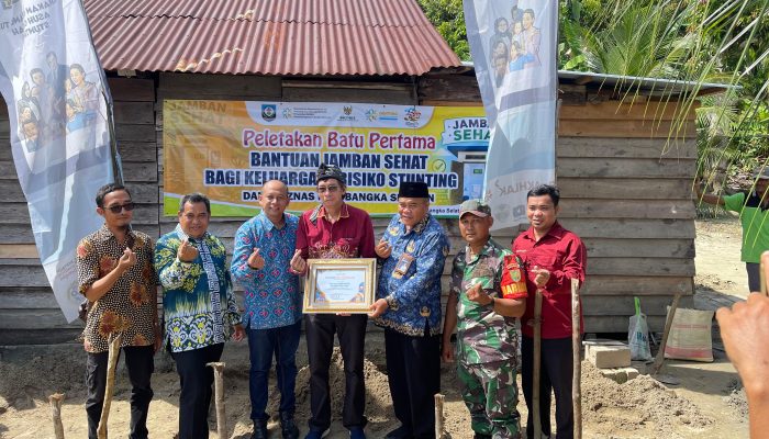 BKKBN Babel Perkuat Pencegahan Stunting di Wilayah Pesisir, Bangun Jamban Sehat dan Layani Akseptor KB di Desa Penutuk