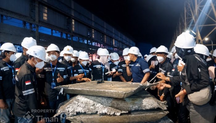 PT TIMAH Perkuat Kolaborasi dengan Kampus, 162 Mahasiswa Pelajari Langsung Proses Pengolahan Timah di Mentok