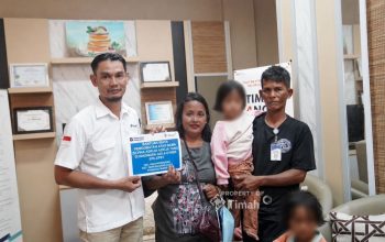 Dukung Kesehatan Masyarakat, PT TIMAH Bantu Biaya Pengobatan Balita di Pangkalpinang