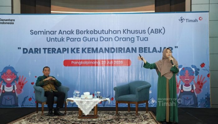 Hari Anak Nasional 2026, PT Timah Hadirkan Seminar ABK dan Bantuan Terapi Online Gratis