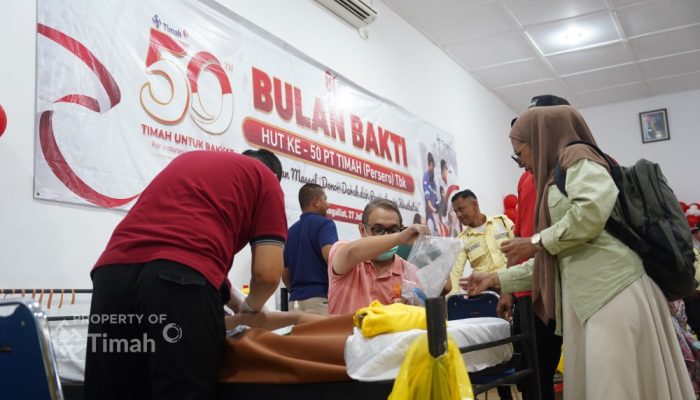 HUT ke-50 PT TIMAH, Bulan Bakti Dimulai dari Sungailiat: 90 Anak Ikut Khitanan, 154 Warga Periksa Kesehatan