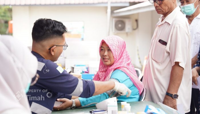 HUT ke-50 PT Timah: Pemeriksaan Kesehatan Gratis di Sungailat Diserbu 154 Warga