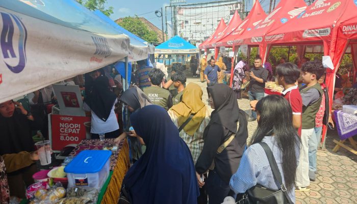 40 UMKM Ramaikan Bazar Merdeka di Pangkalbalam, Wawako Dessy Minta Kecamatan Lain Ikut Bergerak