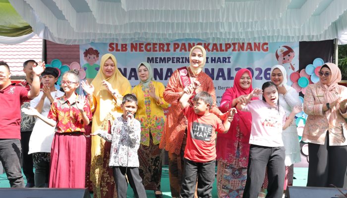 Bunda PAUD Babel Tegaskan Kesetaraan Hak Anak pada Peringatan Hari Anak Nasional di SLBN 31 Pangkalpinang