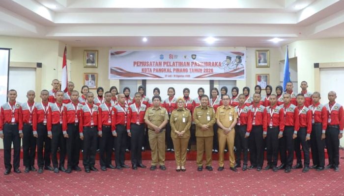 Wali Kota Pangkalpinang Buka Diklat Paskibraka 2026, Tekankan Disiplin dan Kepemimpinan Generasi Muda