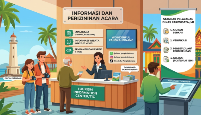 Dinas Pariwisata Kota Pangkalpinang Hadirkan Standar Pelayanan Publik yang Cepat, Transparan, dan Akuntabel