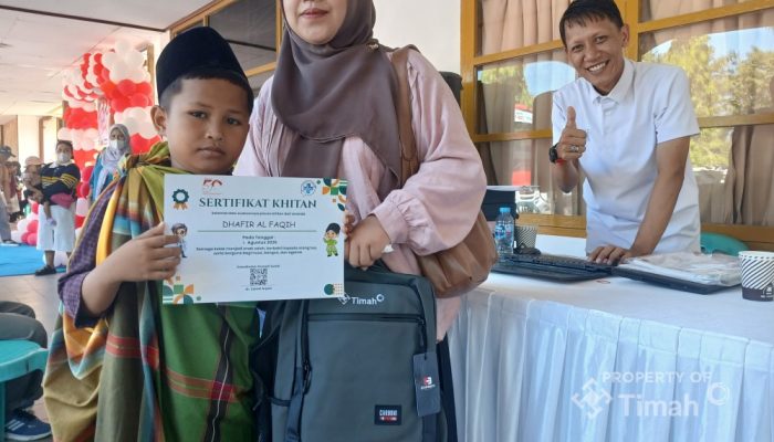 Khitanan Massal Bulan Bakti HUT ke-50 PT TIMAH Disambut Antusias Warga Bangka Barat, Ringankan Beban Ekonomi Keluarga