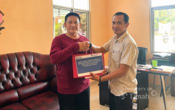 Tugu Mihrab Jadi Ikon Desa Cupat, PT TIMAH Dukung Pengembangan Sarana Publik