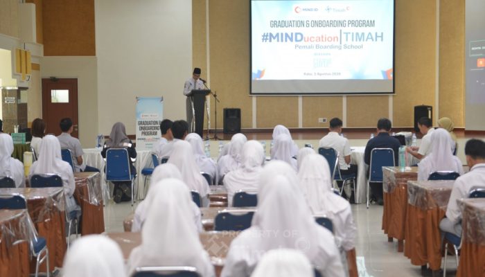 Menuju Generasi Emas 2045, PT TIMAH dan MIND ID Perkuat Pendidikan Pelajar Pemali Boarding School