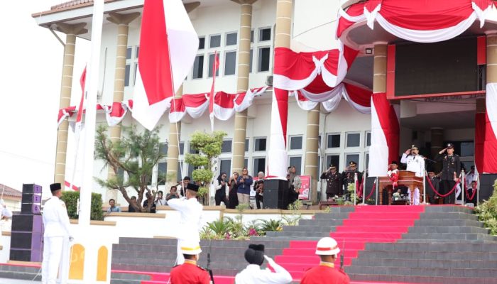 Jadi Inspektur Upacara HUT ke-81 RI, Wali Kota Pangkalpinang Ajak Generasi Muda Isi Kemerdekaan dengan Karya dan Kontribusi