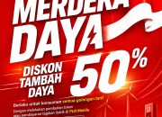 PLN Hadirkan Promo “Merdeka Day”, Diskon Tambah Daya 50% Lewat PLN Mobile