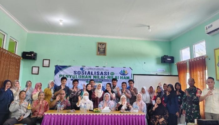Desa Badau Belitung Perkuat Nilai-Nilai HAM, Libatkan Berbagai Unsur Masyarakat