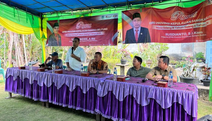 Reses DPRD Babel di Dusun Suge, Warga Soroti Aktivitas Angkutan Batu Bara ke PLTU