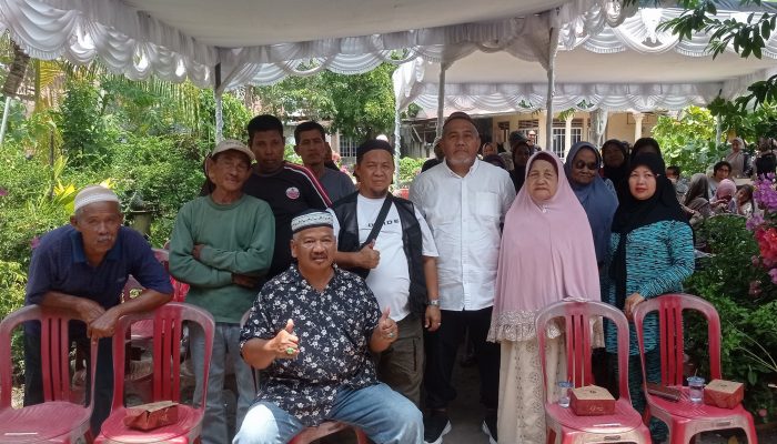 Warga Tanjung Pendam Keluhkan Talud Pesisir, H. Muhtar Tampung Aspirasi