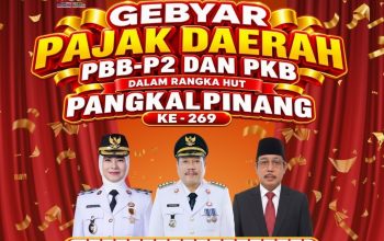 HUT ke-269, Pemkot Pangkalpinang Siapkan TV hingga Motor untuk Warga Taat Pajak