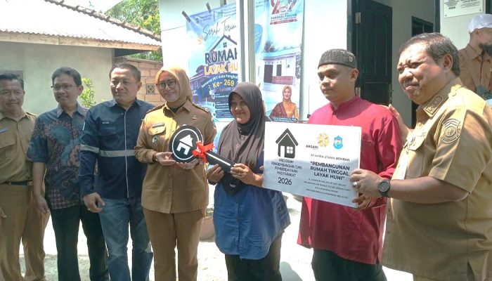 Wali Kota Pangkalpinang Resmikan Rumah Layak Huni Bantuan CSR untuk Warga Tua Tunu