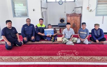 Puluhan Tahun Belum Direnovasi, Masjid Al Fatah di Belitung Timur Terima Bantuan PT TIMAH
