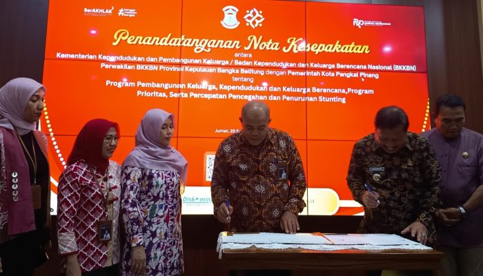 Pemkot Pangkalpinang dan BKKBN Babel Perkuat Sinergi, Fokus Cegah Stunting