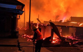 Berpacu dengan Waktu di Tengah Kobaran Api, Aksi Cepat Petugas PLN Amankan Jaringan Listrik Tuai Apresiasi