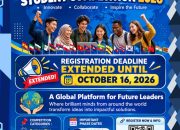 ISC 2026 UBB Diikuti 270 Peserta dari 27 Negara, Grand Final Digelar 29 Oktober