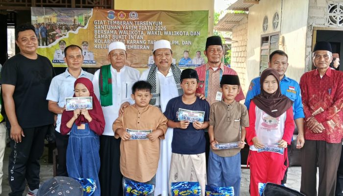 Karang Taruna Temberan Santuni 70 Anak Yatim, Wali Kota Pangkalpinang Beri Dukungan