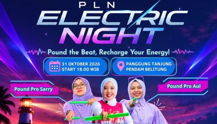 Gelorakan Semangat Sehat dan Kreatif, PLN UP3 Belitung Ajak Masyarakat Ikuti Poundfit dan Lomba Video Kreatif Sambut HLN ke-81