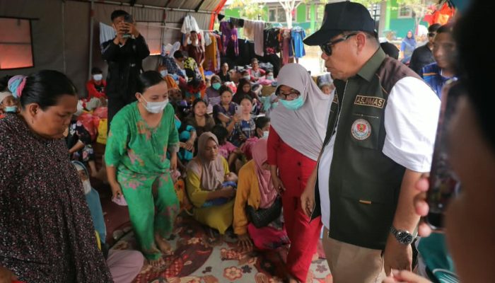 Gubernur Babel Pastikan Logistik dan Kebutuhan Pengungsi Kebakaran Bangka Selatan Tercukupi
