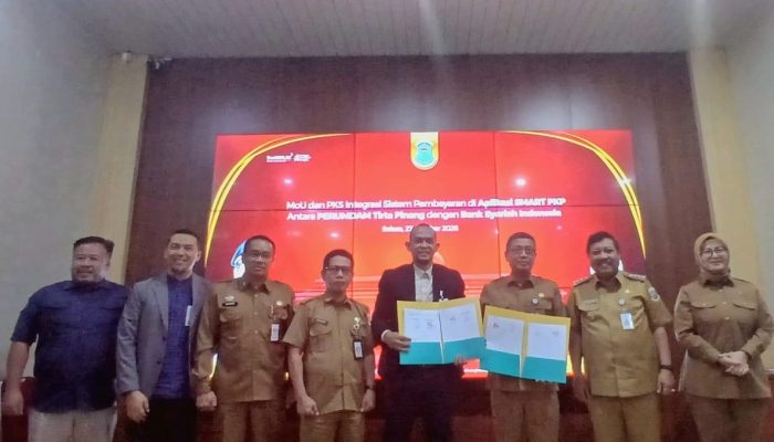 Pemkot Pangkalpinang Integrasikan Pembayaran PDAM dengan BSI Lewat SMART PKP